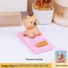 Joyful Lotus Card Pi Bala Phone Holder: Creative Healing Desktop Ornament