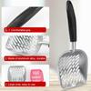Heavy-Duty Cat Litter Scoop with Reinforced Comfortable Handle, Metal Pet Poop Sifter