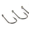 1000Pcs Carbon Steel Fishing Fixed Hooks Size 3-12 Barbed Fishing Hooks  for Saltwater Freshwater