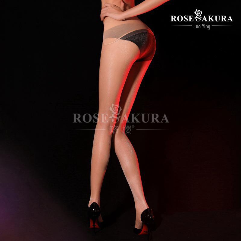 Luoying Star 8224 - Seamless Ultra-Thin Glitter Stockings