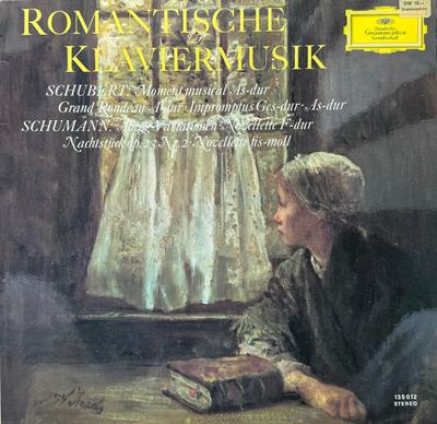 LP-Schallplatte FRANZ SCHUBERT UND ROBERT SCHUMANN Romantische Klaviermusik 135012 Deutsche Grammo Germany Klassik Gebraucht
