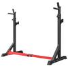 Barbell Rack, Width and Height Adjustable Dip Stand, Bench Press Rack for Home Gym Weight Lifting Fitness Workout, Max Load 150kg