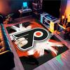 Flyers Hockey Logo Art Area Rug Suitable for Indoor And Outdoor,Carpets for Kitchens, Homes, Offices, Living Rooms,Home Decor,Christmas Gift