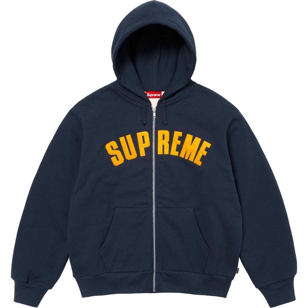 24FW Trendy Hooded Crewneck Sweatshirt