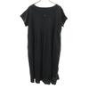 URBAN RESEARCH DOORS Linen Blend Short Sleeve Skipper One Piece M Black Women Used