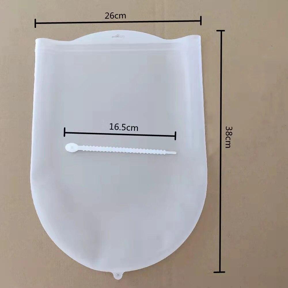 Food Grade Silicone Dough Kneading Bag Silicone Kneading Dough Bag Flour Mixer Bag Versatile Dough Mixer for Bread Pastry Pizza