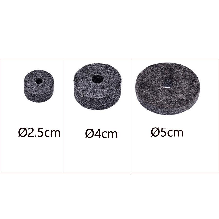 21-Piece Drum Set Accessories Drum Set Felt Pads Set Felt Anti-Slip Drum Set Set
