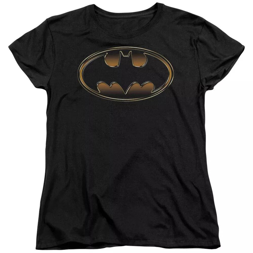 Batman  Embossed Shield  Women s T-Shirt 4XL