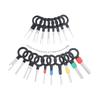 Auto Electrical Wiring Crimp Connector Pin Extractor Puller Terminals Removal Key Tools Set For Car Remover Key Tools Set For Most Connector Terminal