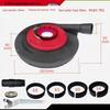 BOPENG Dust Cover for 5-inch Concrete Grinder & 7-inch Angle Grinder - Floor Paint Vacuum & Grinding Wheel Collection