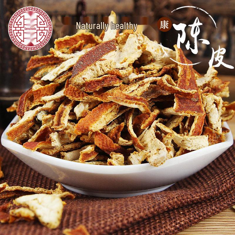 Seasonal Dried Tangerine Peel for Sour Plum Soup and Flower Tea