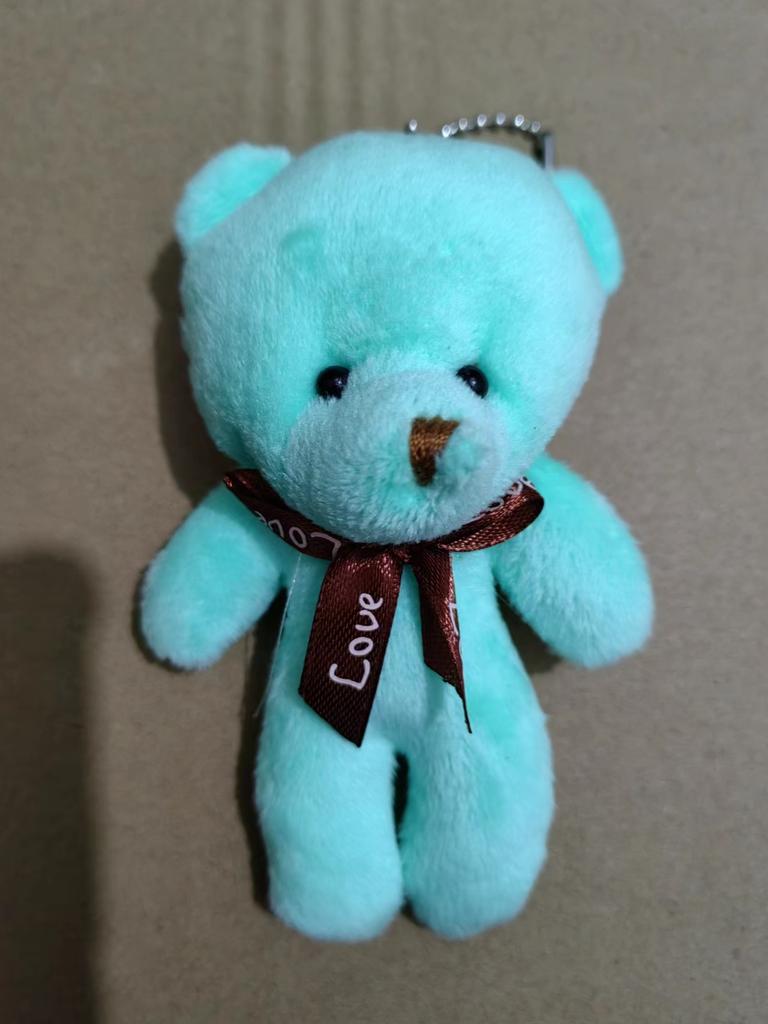 10τμχ/Παρτίδα Χαριτωμένο Μίνι αρκουδάκι Βελούδινο παιχνίδι κούκλα μενταγιόν Μαλακό Γεμιστό αρκουδάκι Κλειδοθήκη Δώρα Γενεθλίων Χριστουγέννων Διακοσμήσεις Γάμου