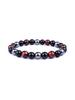 Triple Protection Natural Stone Beads Bracelet Tiger's Eye for Courage Obsidian for Grounding & Pyrite for Wealth Health Jewelry