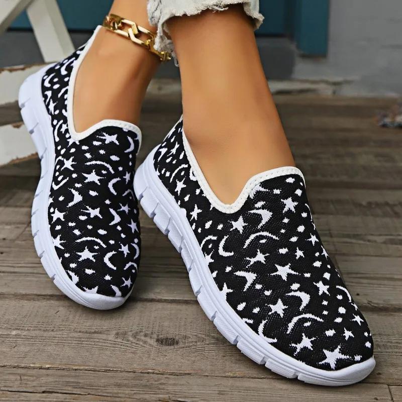 

Модная обувь на плоской подошве 2025 лето новый дизайн дышащая большой размер плоская подошва спортивный стиль повседневная обувь 42 белый
