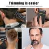 HEINA  4 In 1 Men Grooming Kit Hair Clipper Beard Trimmer LCD Display USB Rechargeable Nose Trimmer T-Blade Shaver Gift for Dad