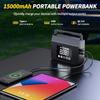 4000A Jump Starter with Air Compressor 150PSI 12V Smart Portable Car Jump Starter All Gas 8.0L Diesel 15000mAh Power Bank Jumpe