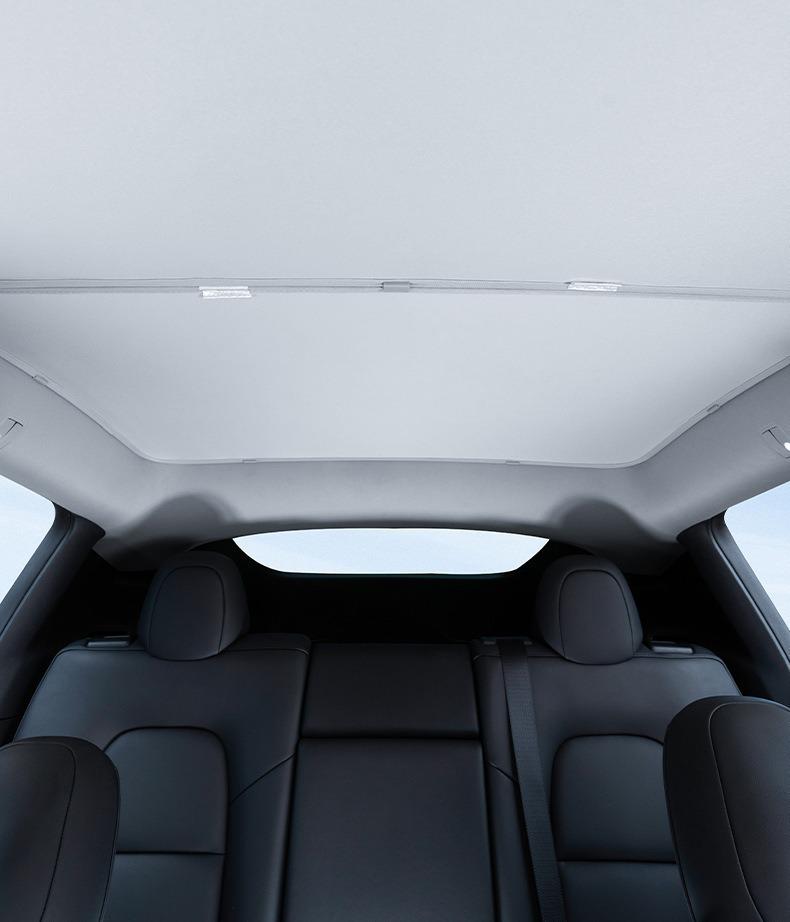 Tesla Model 3/Y Sunroof Sunshade: Heat-Blocking Roof Insulation Accessory