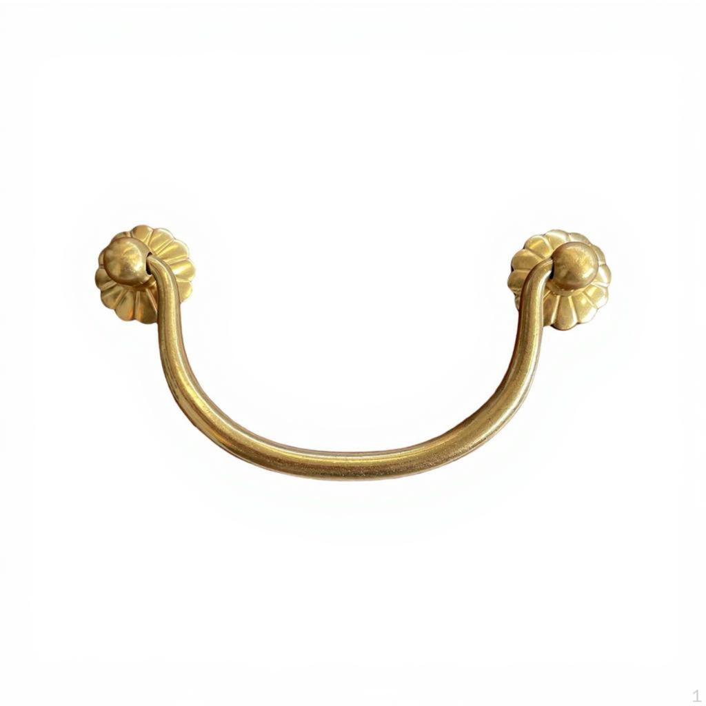 Brass Drawer Handle Elegant Furniture Knob Cabinet Hardware for Chinese Style