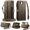 For iPhone 16E/12 Mini/13 Mini/11 Pro/12 Promax Multi-function Wallet Flip case Pouch Cover with Lanyard