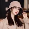 Autumn and Winter Hat Women's Bucket Hat Double-sided Fashion Bucket Hat Temperament Basin Hat