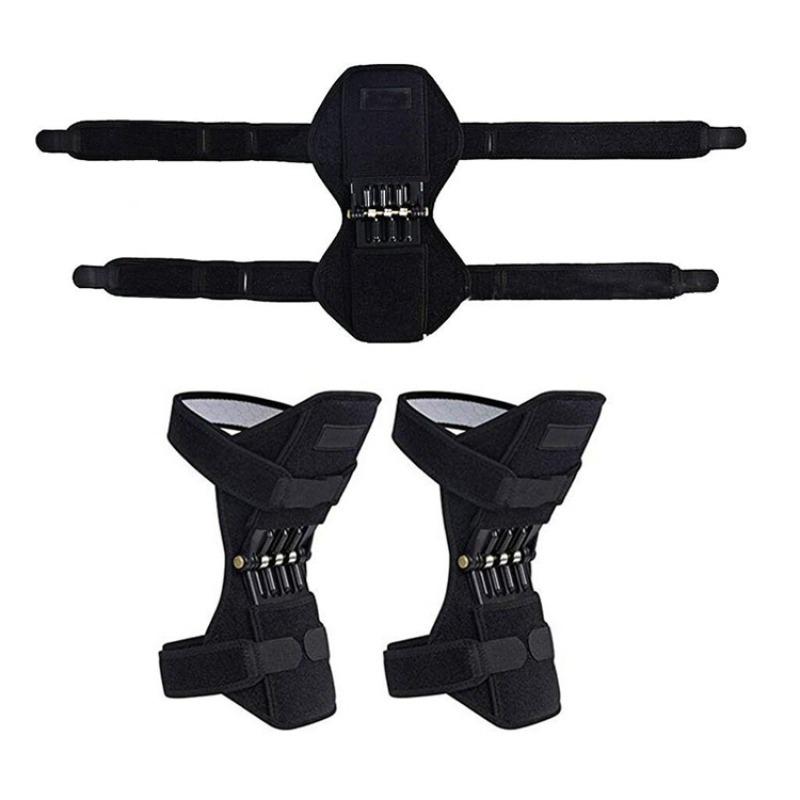 1/2Pcs Joint Support Knee Pad Non-slip Lift Pain Relief for Knee Power Spring Force Stabilizer Knee Booster Working Sports Elder