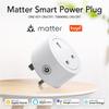 NEO NAS-WR16WM 16A Matter WiFi Smart Plug with Power Meter Works with Apple Home/Google Assistant/Amazon Alexa, UK Plug