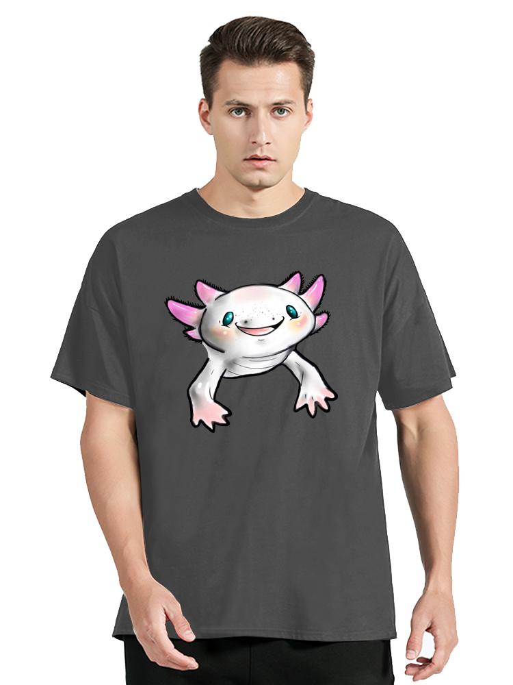 Ajolote Axolotl Übergroßes T-Shirt Sommer Herrenbekleidung Japanisch Fitness Fitness T-Shirt Anime Mode Baumwoll-T-Shirt Designer