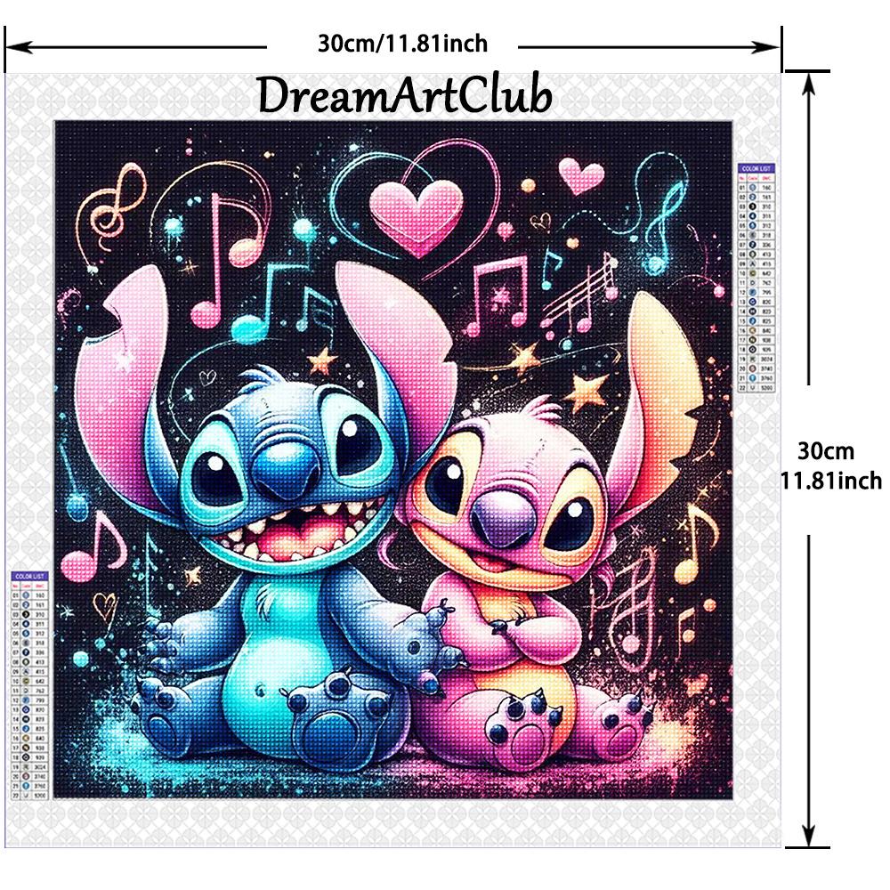 DIY Diamond Painting Stitch Full Diamond Mosaic Cartoon Embroidery Kit Set Wall Decor Handmade Gift