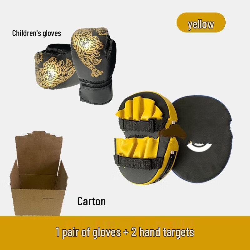 Wangfeng Boxing Focus Mitts & Gloves Set