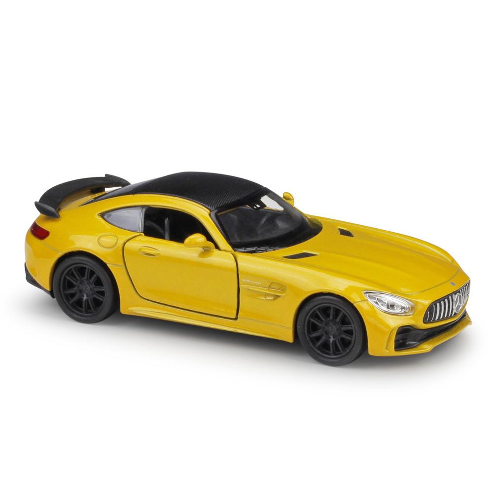 

1/36 Mercedes-Benz AMG GTR Super Sport игрушечная модель автомобиля WELLY литая металлическая миниатюрная модель автомобиля с инерционным механизмом коллекционный подарок для мальчика жёлтый