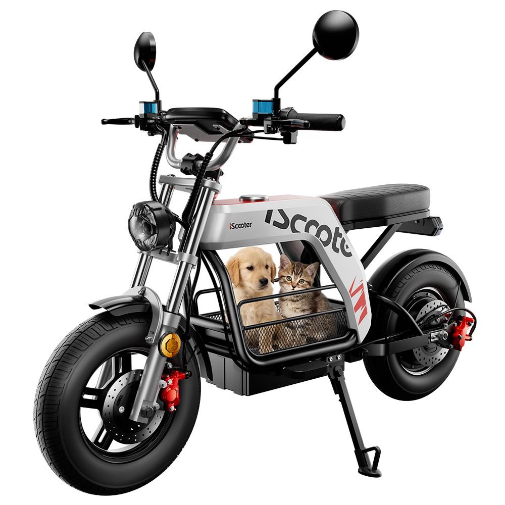 IScooter DX5Pro 2000W Elektrická koloběžka pro dospělé 52V20AH, Rychlost 60 km/h, 17" Terénní pneumatiky, Hydraulické brzdy, TCS NFC, Košík v ceně