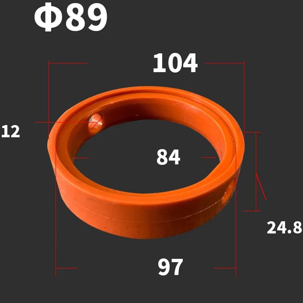 Red 29/38/63/76/89mm DN22/25/32/40/50/65/80/100/125/150VQM Food Grade Sanitary Slicone Seal Gasket Butterfly Valve Homebrew