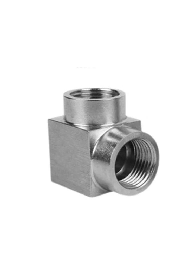 1 Stück Hochdruck 1/8" 1/4" 3/8" 1/2" 3/4" 1" Innengewinde Außengewinde Winkelstück 90 Grad Kupplung 304 Edelstahl Rohrfitting Wasser Gas