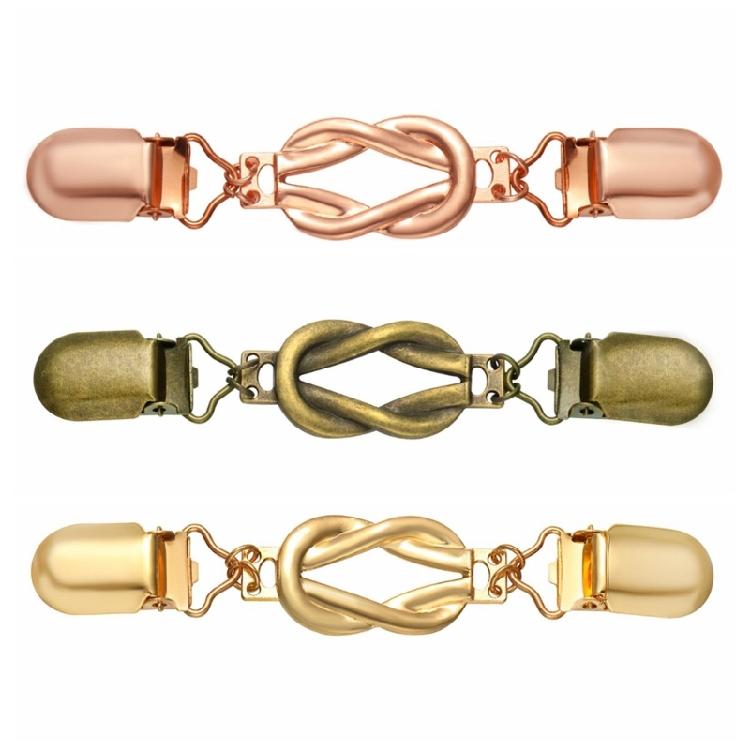 Value Pack Traditional Clothing Clamps Not Slip Top Stays For Formal Incidents Everyday 4.72 Foot Garment Fasteners
