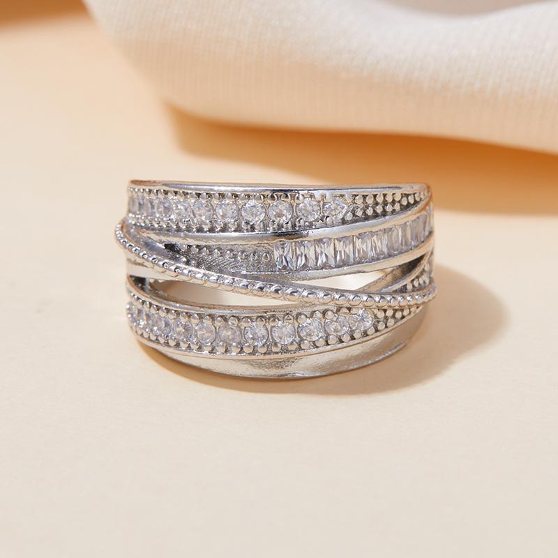 

Великолепное кольцо золотого цвета с широким отверстием, женское, роскошное, с ярким цирконием, регулируемые аксессуары для пальцев, модное, для вечеринки, циркон resizable