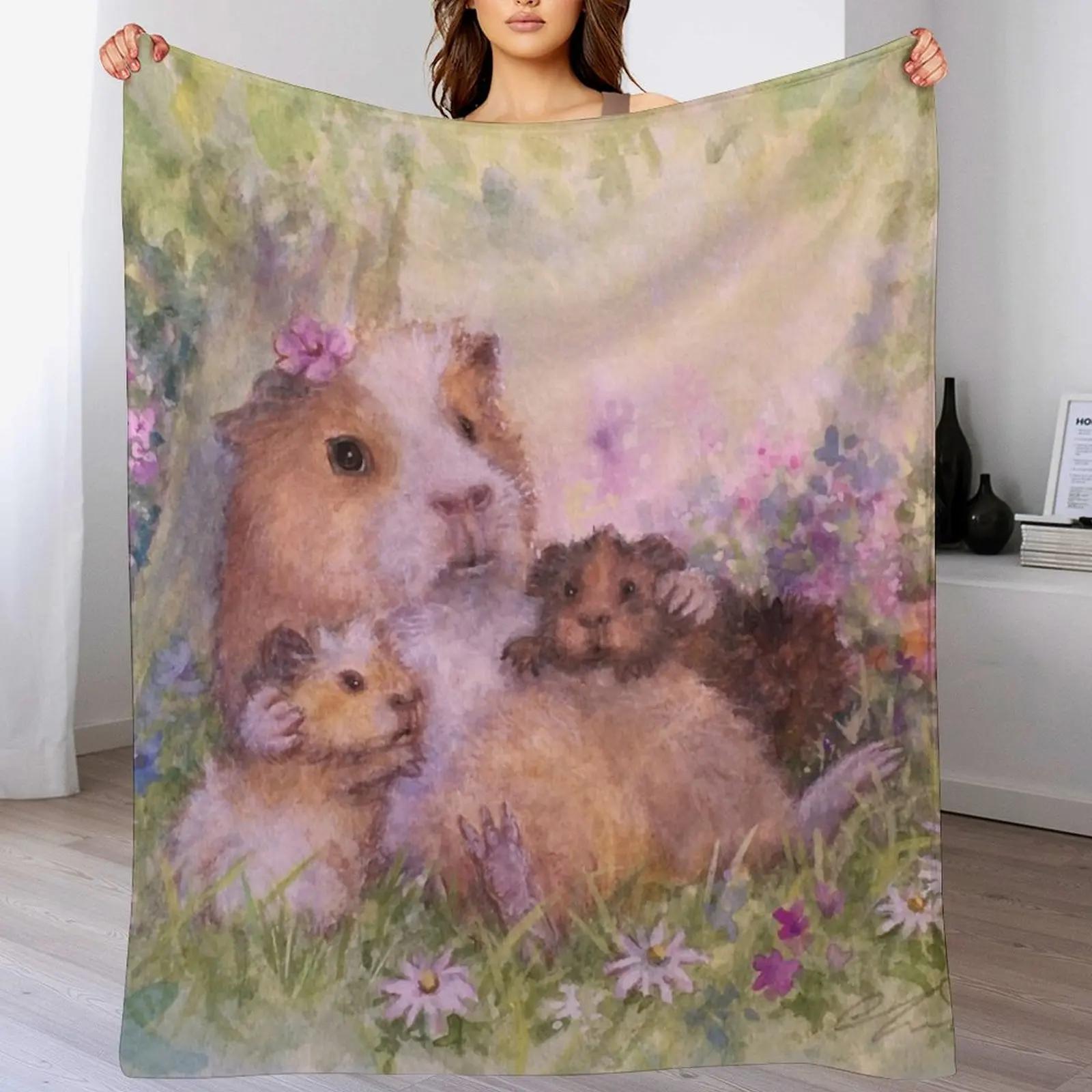 Babes in the Wood Throw Blanket Color Fast Cozy Throw Blanket Size: 75*100cm, Weight: 230 GSM