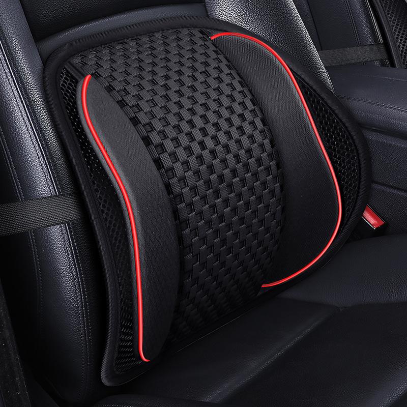 

Car Lumbar Support Summer Mesh Breathable Massage Seat Back Office Multi-use Waist Cushion Universal for Car Interior