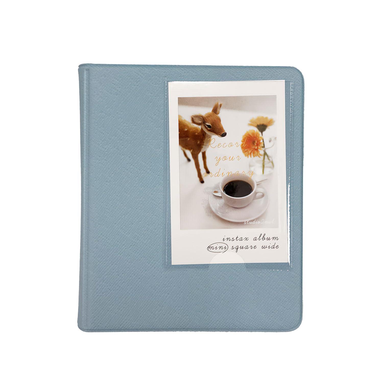 

2NUL Альбом Polaroid Mini instax Cheki Альбом 1 обложка 56 листов для хранения (Для мини) + (Голубое небо)