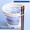 Foldable Water Bucket Essential For Fishing Camping Travel Collapsible Pail With Handle For Easy Storage Outdoor Use