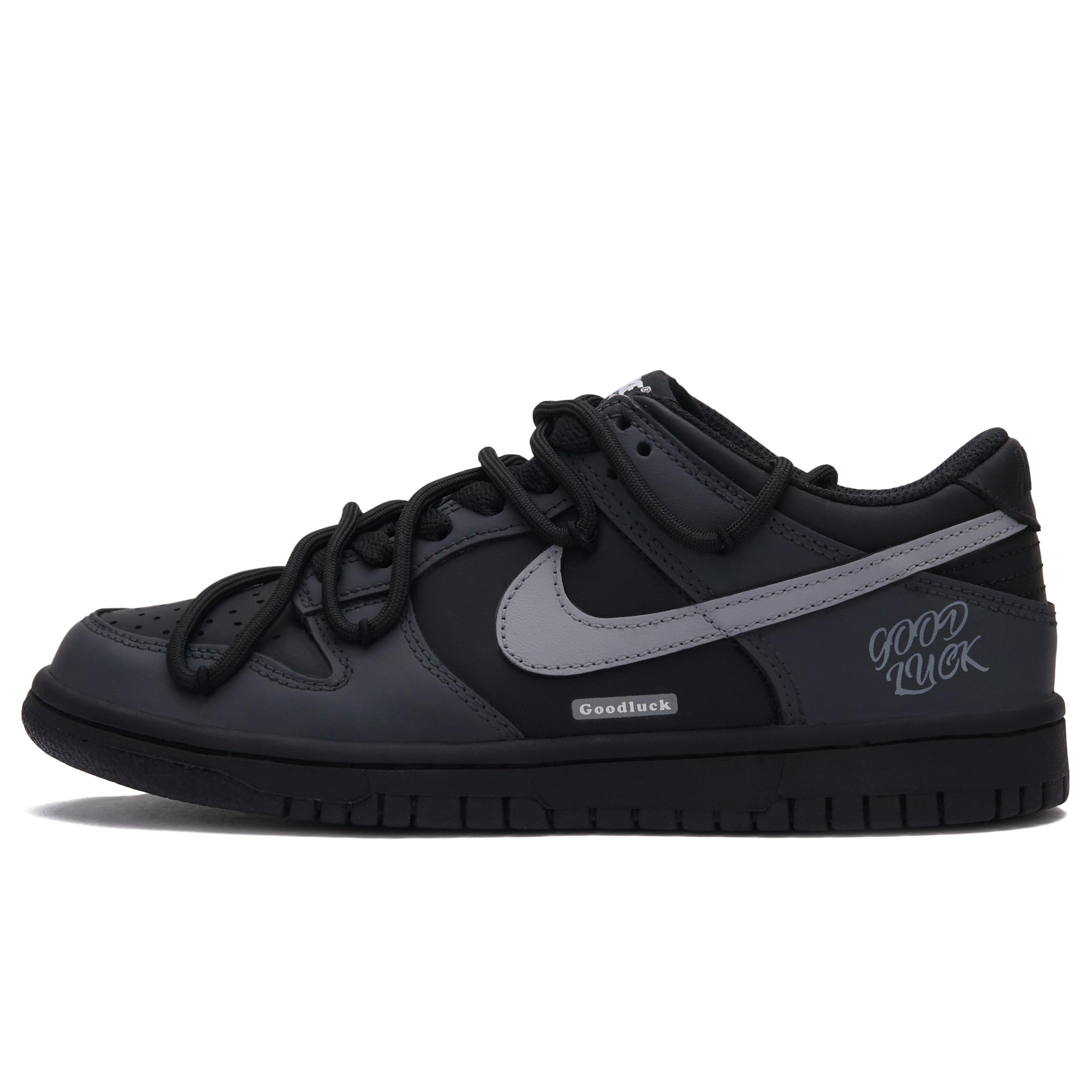

Nike Dunk Slip Resistant Low top Skateboard Shoes Unisex Gray Black DD1391-100(Team1102-) 40.5