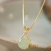 Bead Lucky Bag Rhinestones Women Inlaid Necklace Shining Pendant Adjustable Female Elegant Necklace Accessories