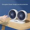 Car USB Fan Dual Head Cooling Independent Switch 3 Speed 360 Degree Adjustable Car Electrical Appliances Energy Saving Low Power