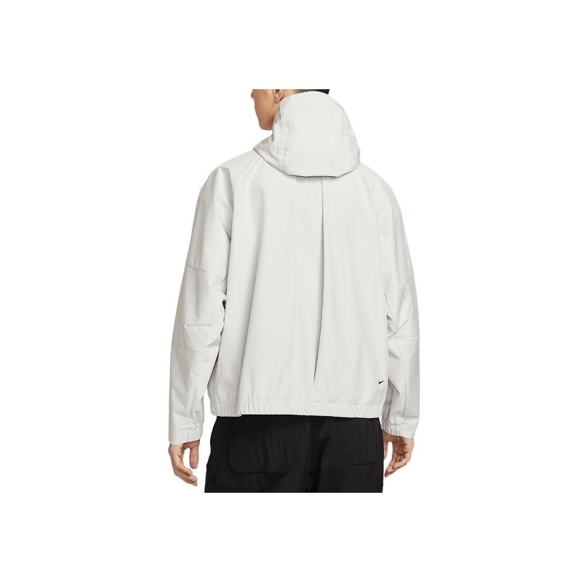 Nike Storm-Fit Sportswear Tech Hooded Windbreaker Jacket Men Jackets Mountain-White HJ2945-121 L