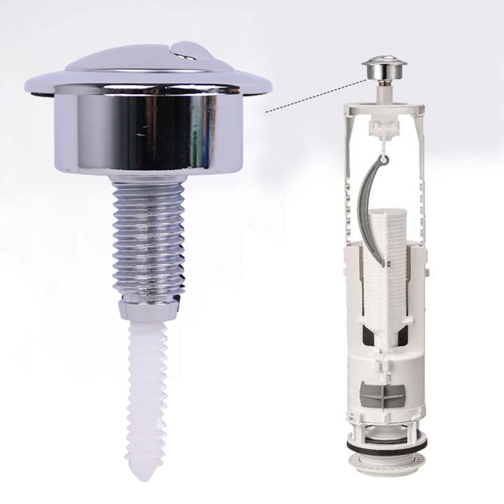 Water Tank Top Switch ABS Plastic Double Flush Button Toilet Tank Top Press Switch for Twyford/Siamp 49 Valves