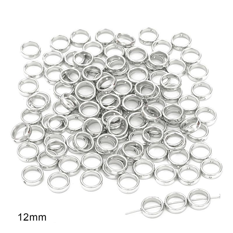 50Pcs Two Hole Ccb Beads Frame Spacer Beads Diy Necklace Bracelet Connectors