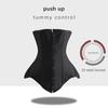 Gothic Solid Color Lift Up Female Waist Corset Wide Polyester Belt Women Fashion Slimming Waistband Adjustable Corsets