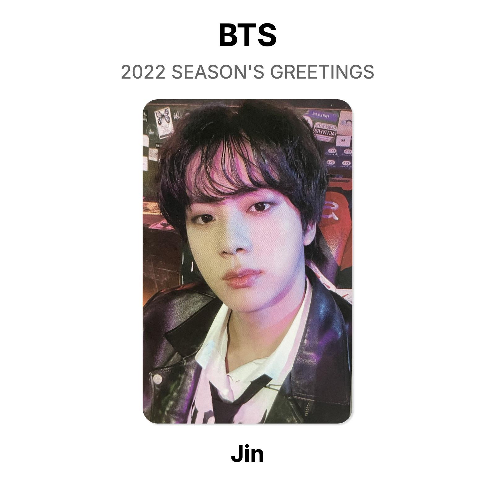 BTS 2022 SEASON S GREETINGS Official Photocard Jin