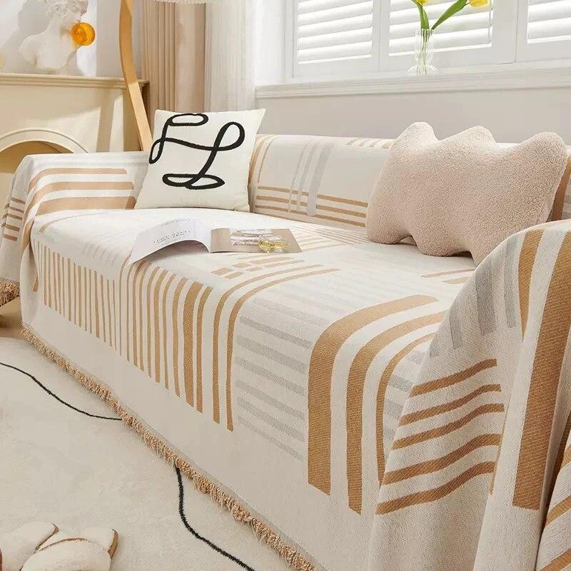 Blanket Universal Dustproof and Cat Scratch Proof Cover Cloth Sofa Blanket Home Deco Sofa Towel Blanket Chenille Couch Cover