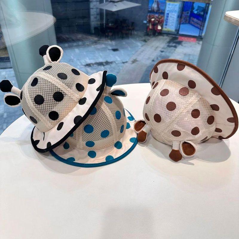 Cotton Hat Summer Mesh Fisherman Hat Cute Boy's Travel Sun Hat Sun Hat Thin Design Children's Sun Protection Hat