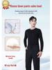 Men's 90% White Goose Down Pants - Black & Gold - Triple-Proof, Straight-Leg, Thickened for Casual Wear - Warm Autumn/Winter Style